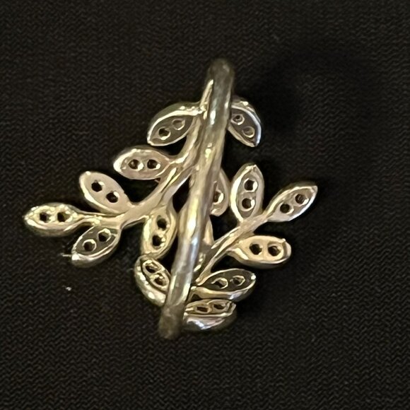 Pandora Sparkling Leaves Ring - 925 Silver - Size 8.5 - Includes Original Box - Picture 7 of 13